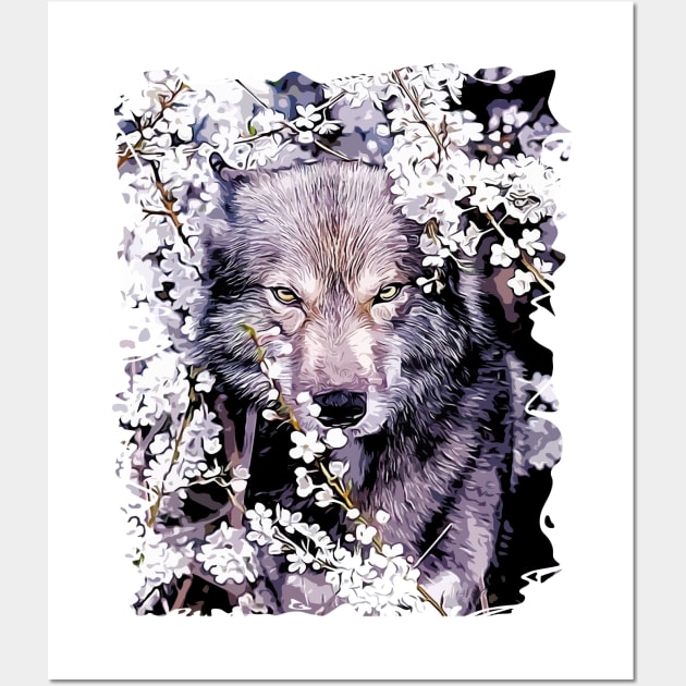 Wolf Wall Art by SwetlanaArt